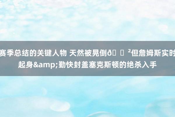 赛季总结的关键人物 天然被晃倒😲但詹姆斯实时起身&勤快封盖塞克斯顿的绝杀入手